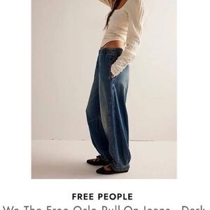 We the Free People Oslo Pull-On Jeans M Indigo